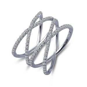 Lafonn Double Crisscross Ring, size 9